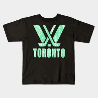 Green Toronto Distressed effect logo Kids T-Shirt